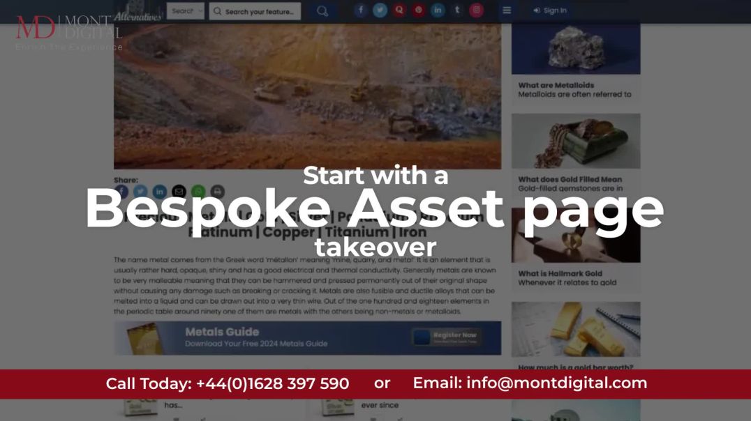 ⁣99 Alternatives- Asset Section Sponsorship