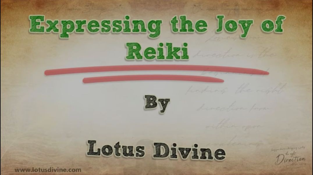 ⁣Expressing the Joy of Reiki