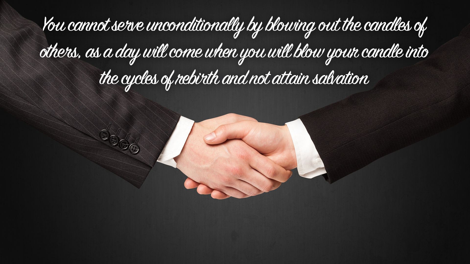 You cannot serve unconditionally by...| Quote 200 #spirituality #spiritual #quotes #quotes