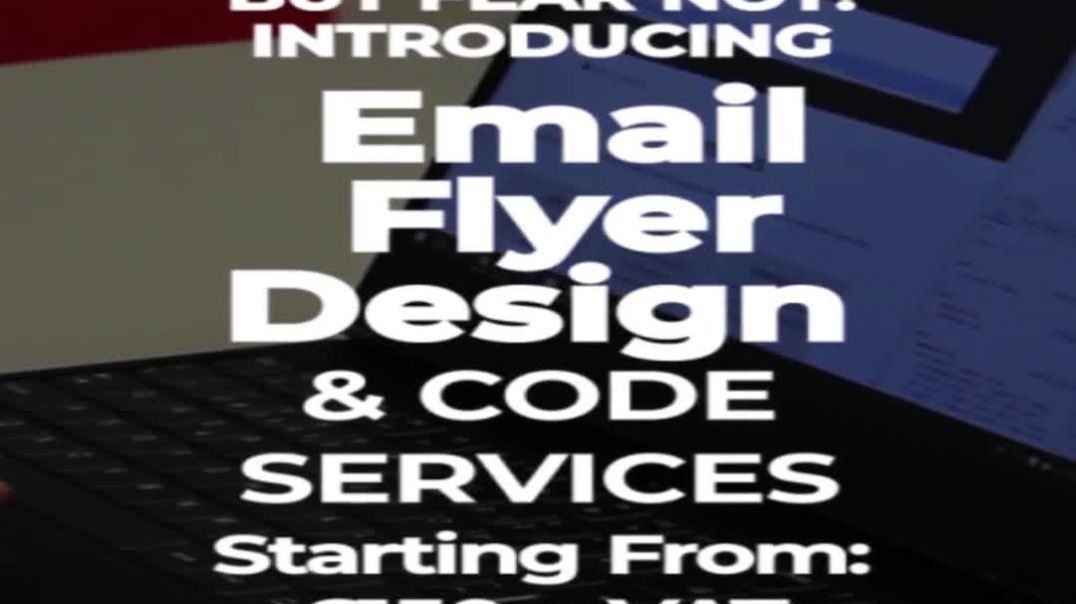 ⁣Email Flyer Design & Code #emailmarketing #html #flyer #flyerdesign #coding