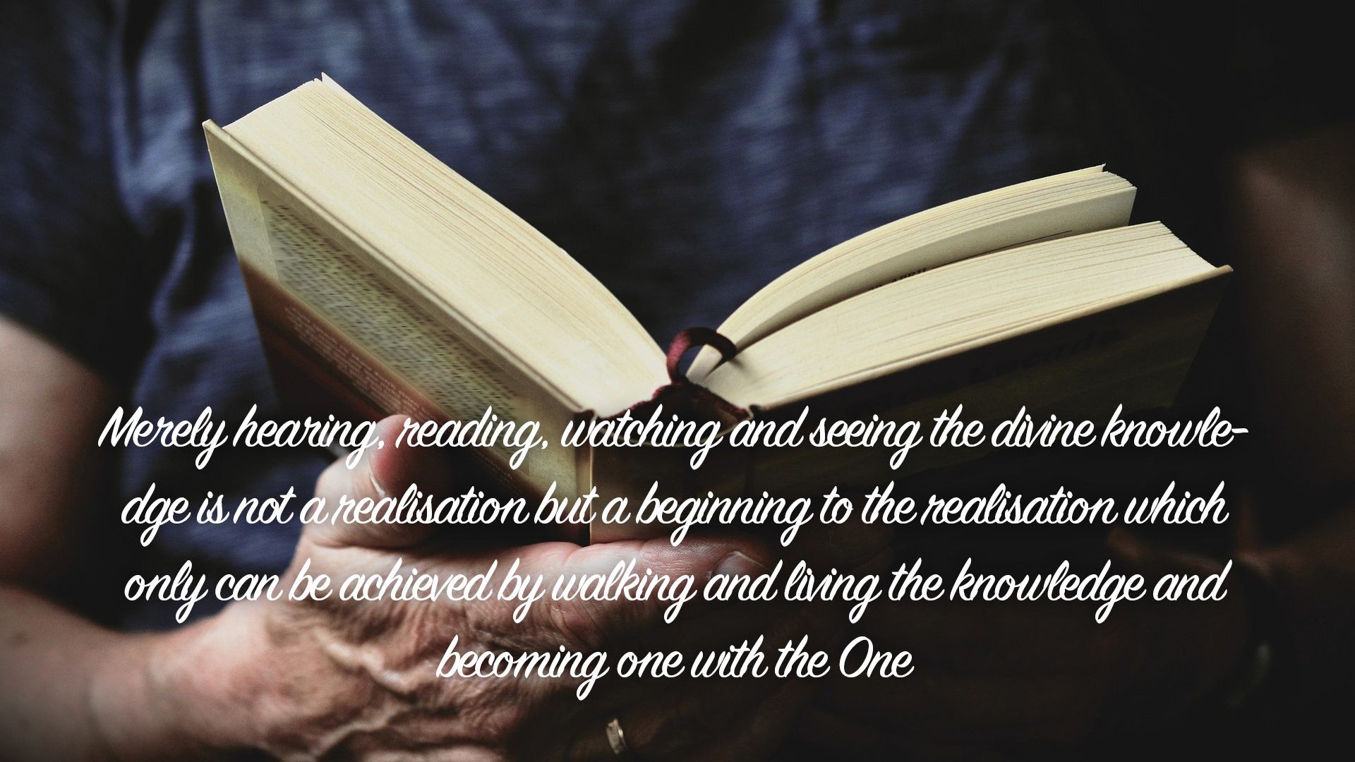 Merely hearing, reading, watching ...| Quote 138 #spirituality #spiritual #quotes #quotes