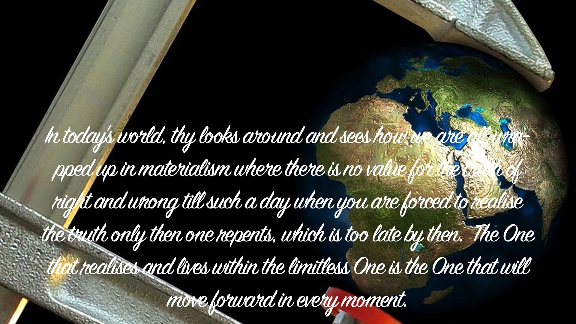 In today's world, thy looks around and sees ...| Quote 9 #spirituality #spiritual #quotes #quotes