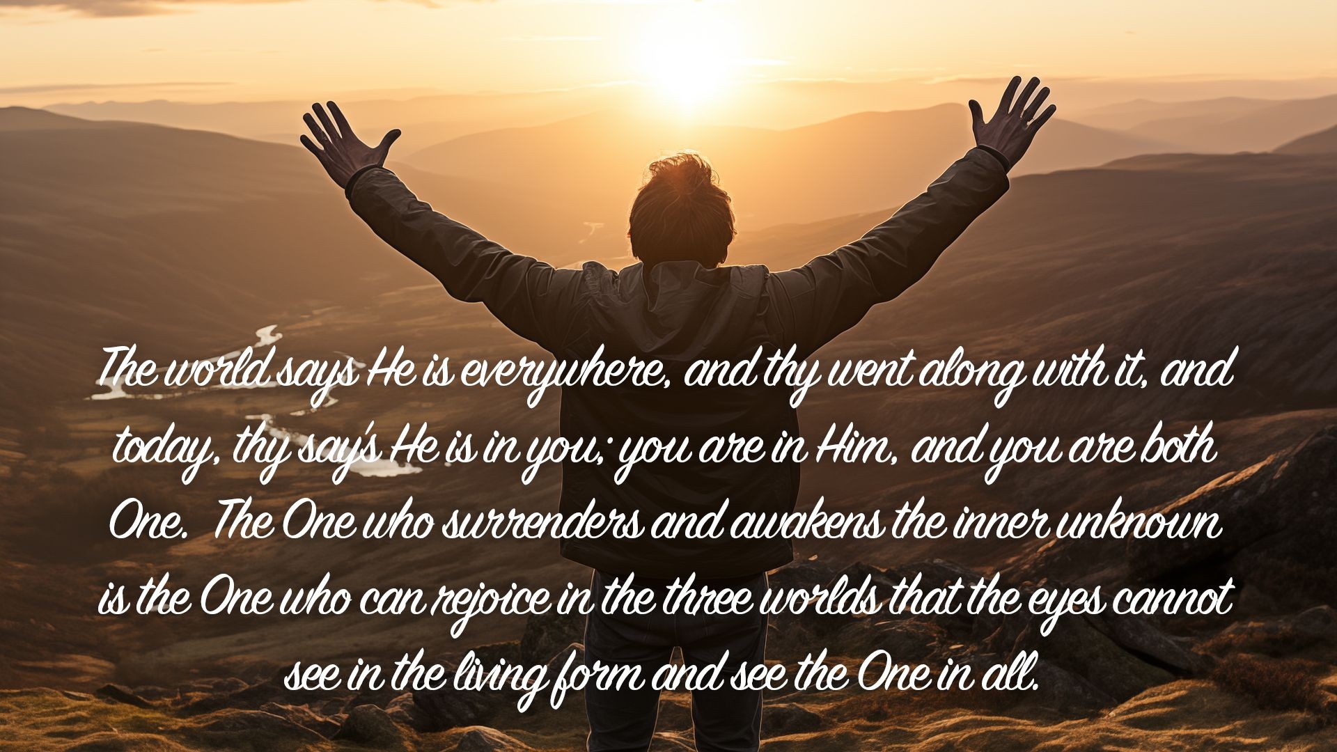 The world says He is everywhere...| Quote 39 #spirituality #spiritual #quotes #quotes