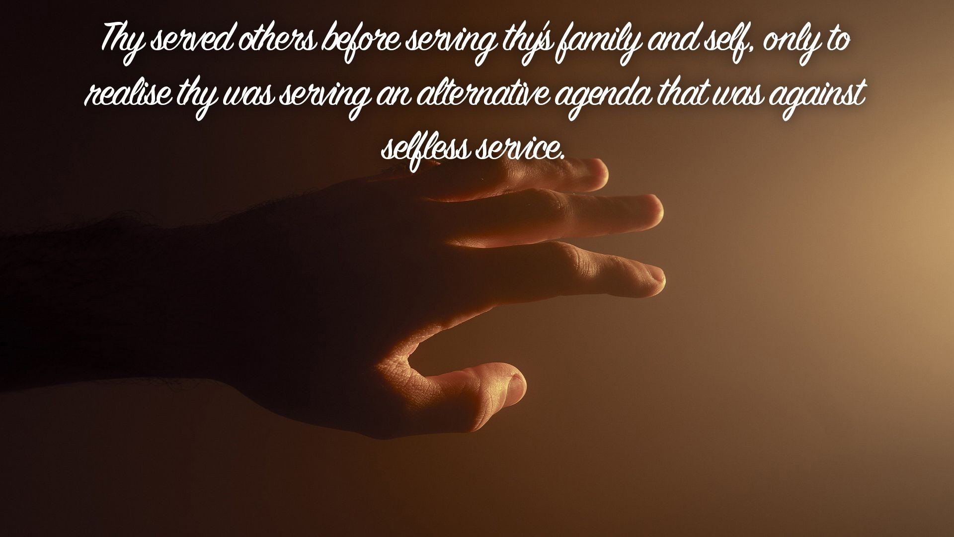 Thy served others before serving...| Quote 109 #spirituality #spiritual #quotes #quotes