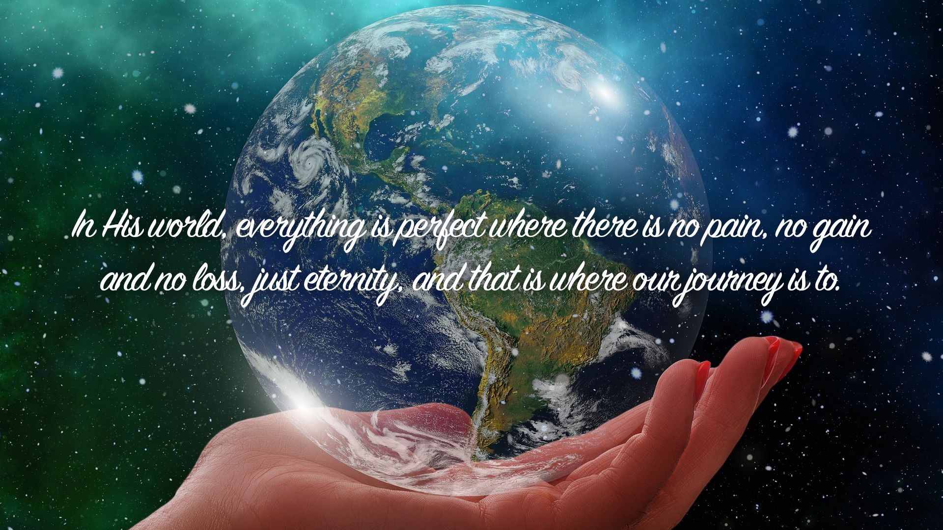 ⁣In His world, everything is perfect where...| Quote 83 #spirituality #spiritual #quotes #quotes