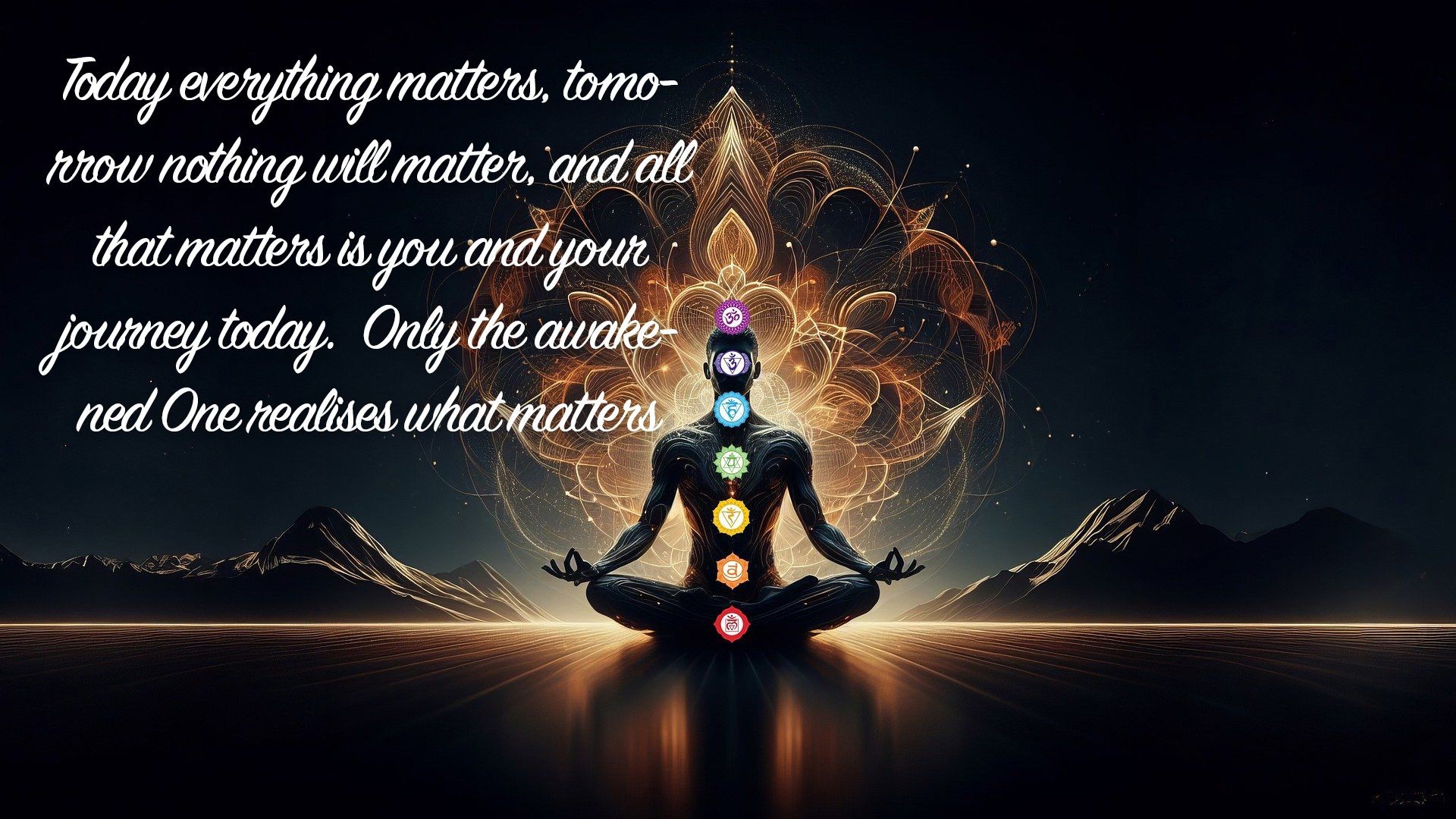 Today everything matters, tomorrow nothing...| Quote 84 #spirituality #spiritual #quotes #quotes