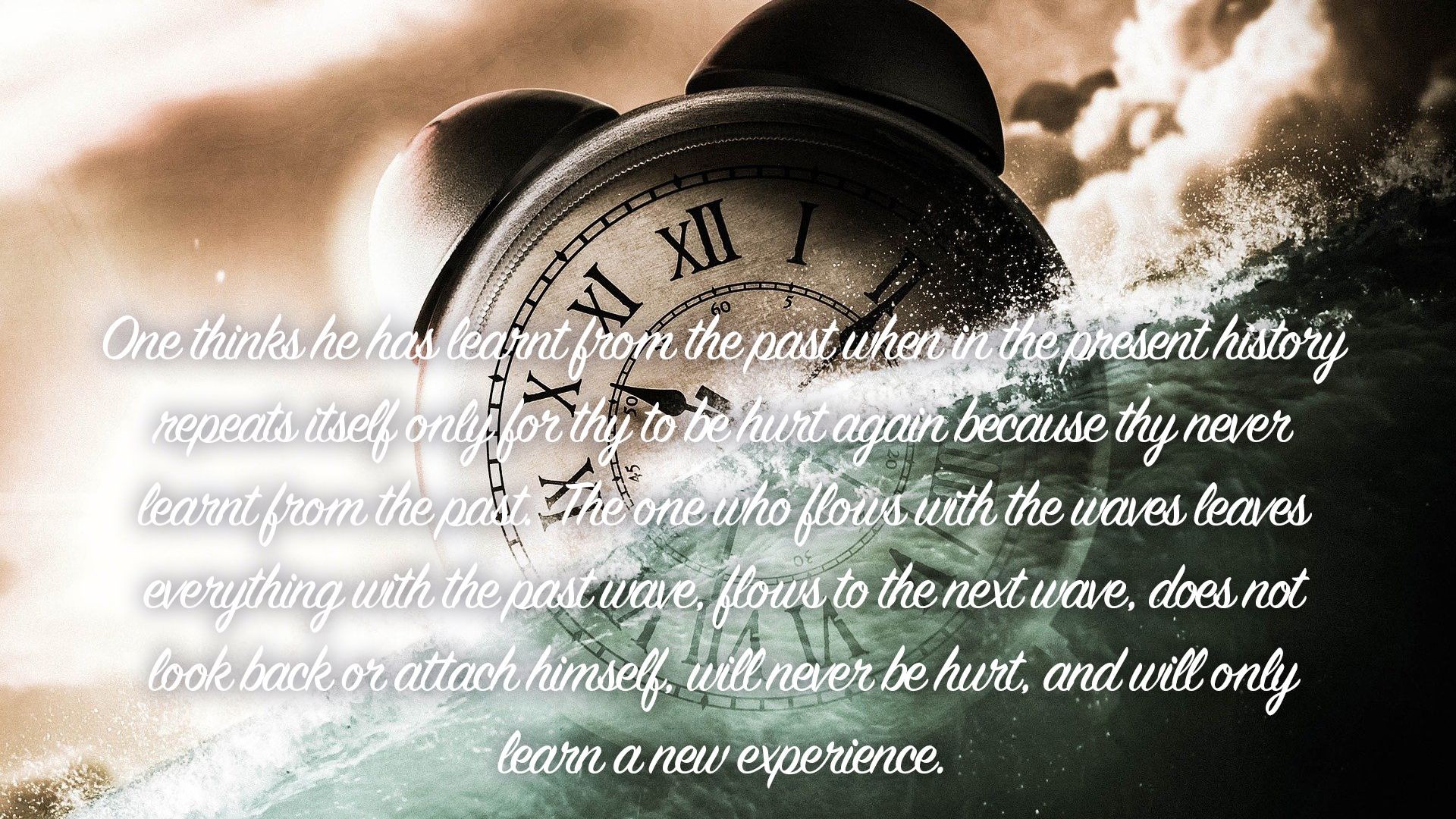 One thinks he has learnt from the past...| Quote 42 #spirituality #spiritual #quotes #quotes