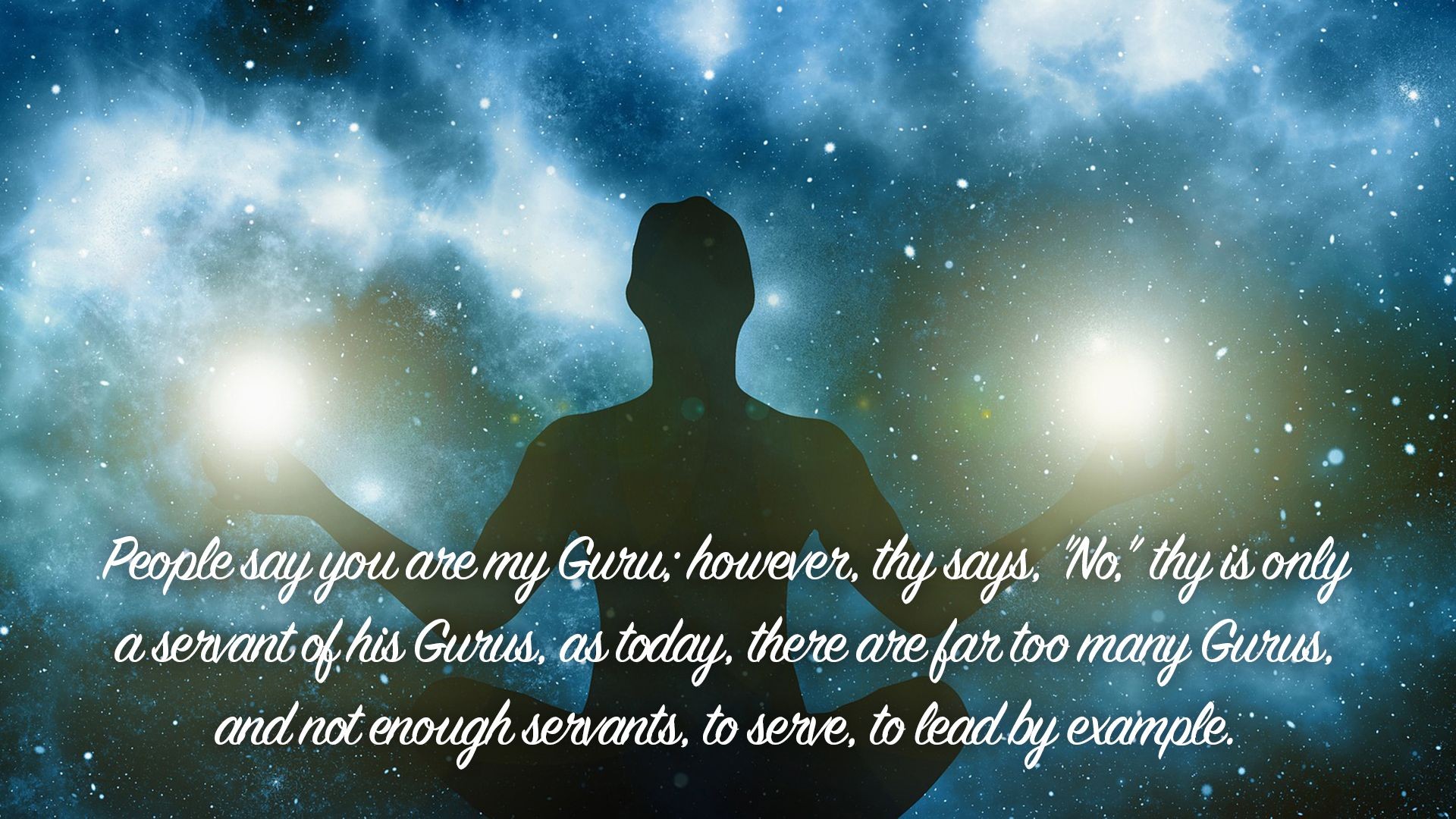 ⁣People say you are my Guru...| Quote 60 #spirituality #spiritual #quotes #quotes