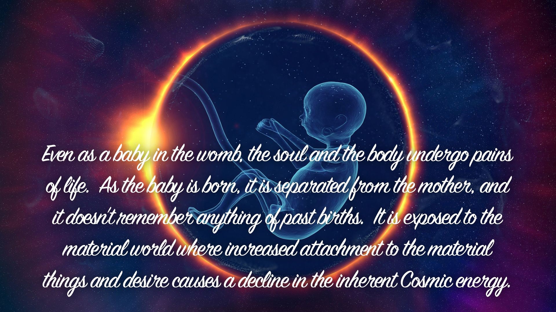 ⁣Even as a baby in the womb...| Quote 69 #spirituality #spiritual #quotes #quotes