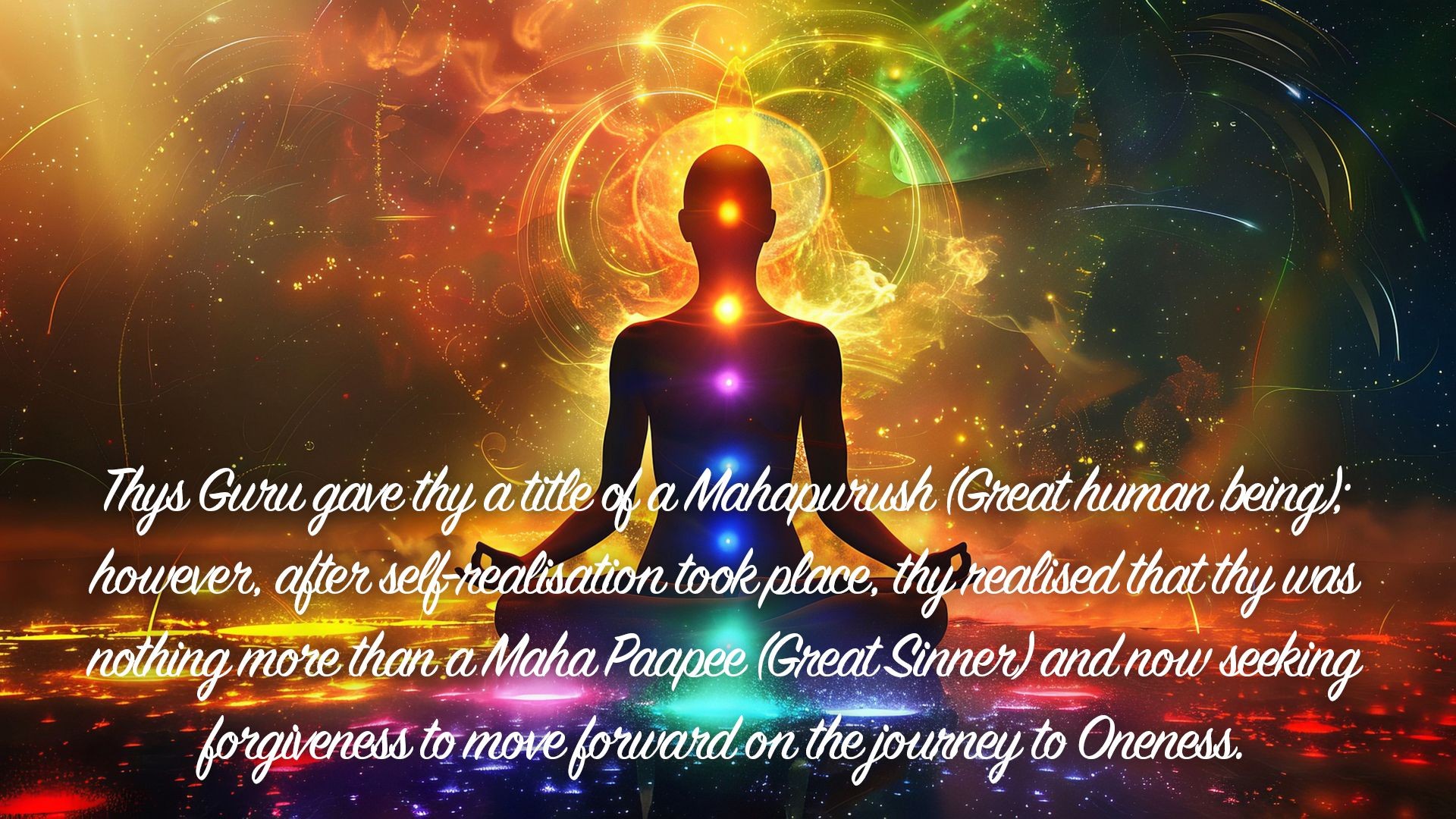 Thys Guru gave thy a title of a Mahapurush...| Quote 149 #spirituality #spiritual #quotes #quotes